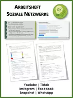 Vorschau - Arbeitsblätter - Soziale Netzwerke und Messenger (Arbeitsheft) - Deckblatt