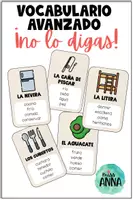 Vista previa - Unidades / Secuencias / Situaciones de Aprendizaje - Vocabulario Avanzado ¡NO LO DIGAS! - Portada