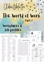 Vorschau - Arbeitsblätter - World of Work 2: Workplaces & Job Profiles - Lerntheke - Deckblatt