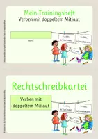 Vorschau - Arbeitsblätter - Das Trainingsheft: Verben/Adjektive mit doppeltem Mitlaut - Seite 2