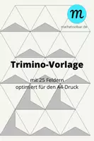Vorschau - Mal- und Bastelvorlagen - Triomino / Trimino Vorlage (optimiert für A4-Druck) - Deckblatt