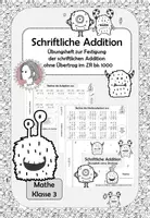 Vorschau - Arbeitsblätter - Übungsheft zur Schriftliche Addition ohne Übertrag - Deckblatt
