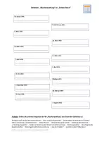 Vorschau - Arbeitsblätter - Zeitleiste "Hitlers Machtergreifung" (mit Lösung) - Deckblatt