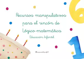 Vista previa - Hojas de trabajo - Recursos para tu rincón de lógico-matemática. - Portada
