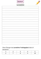 Vorschau - Arbeitsblätter - Lernwörter Training Klasse 3 - kompatibel zu Jo-Jo 3 - Seite 3