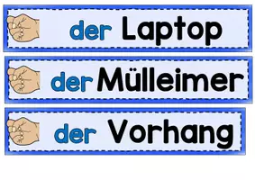 Vorschau - Fördermaterial/Inklusion - Beschriftungen für das Klassenzimmer - DaZ - Seite 3