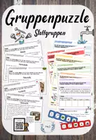 Vorschau - Stundenentwürfe - Gruppenpuzzle: Stoffgruppen unterscheiden - Deckblatt