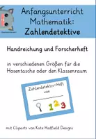 Vorschau - Arbeitsblätter - Anfangsunterricht Mathe: Zahlendetektiv-Forscherheft - #umsonnstag - Seite 1