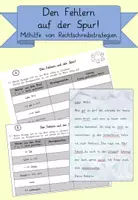Vorschau - Stundenentwürfe - Mit Rechtschreibstrategien Fehler verbessern (FRESCH) - Deckblatt