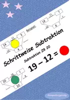 Vorschau - Arbeitsblätter - Materialpaket stellenweise (schrittweise) Addition und Subtraktion - Deckblatt