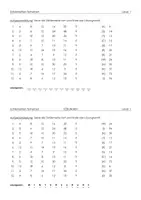 Vorschau - Arbeitsblätter - Zahlenreihen fortsetzen - Deckblatt