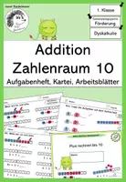 Vorschau - Arbeitsblätter - Addition im ZR 10 (Kartei, Arbeitsblätter, Aufgabenheft) - Deckblatt
