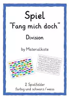 Vorschau - Spiele - Spiel "Fang mich doch" zur Division - Deckblatt