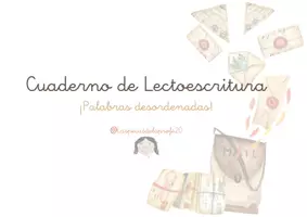 Vista previa - Hojas de trabajo - ¡Necesito tu ayuda! ¡Alguien ha desordenado las palabras! - Portada
