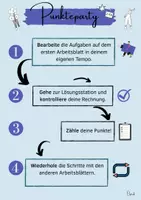 Vorschau - Arbeitsblätter - Punkteparty: Flächeninhalt und Umfang vom Rechteck und Quadrat - Arbeitsblätter - Seite 2
