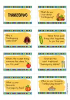 Vorschau - Fördermaterial/Inklusion - Thanksgiving Speaking Cards; 39 Gesprächskarten (Englisch) - Seite 2