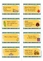 Vorschau - Fördermaterial/Inklusion - Thanksgiving Speaking Cards; 39 Gesprächskarten (Englisch) - Seite 3