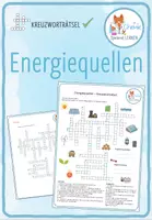 Vorschau - Spiele - Energiequellen - Kreuzworträtsel - Deckblatt