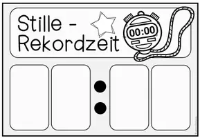 Vorschau - Poster - Stille Rekordzeit - Schilder (Classroom Management) Version 2021 - Seite 3