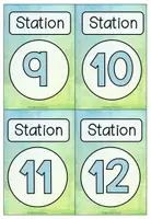 Vorschau - Poster - Stationskarten für Stationsarbeit – Stationskärtchen, Gruppenkarten und Aufgabenkarten - Seite 3