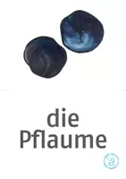 Vorschau - Bildkarten - Bildkarten Deutsch: Früchte - Seite 1