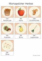 Vorschau - Arbeitsblätter - Herbst Herbstmaterial Deutsch Klasse 1 und 2 - Seite 3