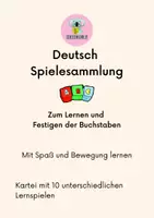 Vorschau - Stationenlernen - Spielesammlung Deutsch ideenkoala - Deckblatt
