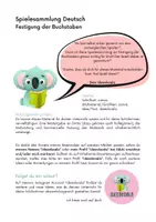 Vorschau - Stationenlernen - Spielesammlung Deutsch ideenkoala - Seite 1