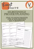 Vorschau - Arbeitsblätter - Übersichten Projektplanung in Phasen für SuS (PPTX, PDF) - Deckblatt