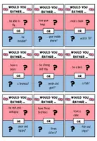Vorschau - Spiele - Would you rather ...? - 36 Spielkarten für den Englischunterricht - Seite 1