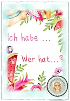 Vorschau - Spiele - Sommer Ich habe, wer hat-Sprachspiel - Deckblatt