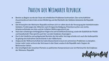 Vorschau - Stundenentwürfe - Unterrichtsmaterial: Weimarer Republik im Unterricht - Stundenentwürfe - Seite 3