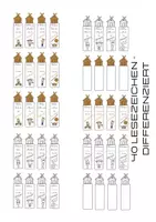 Vorschau - Mal- und Bastelvorlagen - 40 Wikinger Lesezeichen "Stärken finden" - mehrfach differenziert - Cliparts handgezeichnet - Seite 2