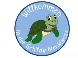 Vorschau - Präsentationen/Tafelbilder - Türschilder Schildkröte Schildkrötenklasse #Klassentier - Seite 1