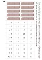 Vorschau - Arbeitsblätter - Einmaleins mit 5 / Kernaufgaben (4 AB mit Lernvideolink) - Seite 3