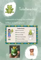 Vorschau - Poster - Toilettenschild mit Froschmotiv WC Schild - Deckblatt
