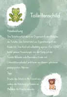 Vorschau - Poster - Toilettenschild mit Froschmotiv WC Schild - Seite 1