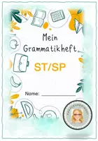Vorschau - Arbeitsblätter - Sp oder St? Grammatikspass Heft - Deckblatt