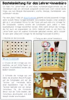 Vorschau - Mal- und Bastelvorlagen - BÜRO FÜR LEHRER / INNEN (Aufbewahrungskommode für den Schreibtisch) Bastelanleitung - Seite 2