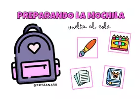 Vista previa - Juegos / Gamificación - Vuelta al cole: Preparando la mochila - Portada