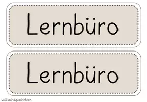Vorschau - Poster - Lernbüro Beschilderung beige/pastell/boho/neutral - Seite 2