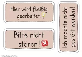 Vorschau - Poster - Lernbüro Beschilderung beige/pastell/boho/neutral - Seite 3