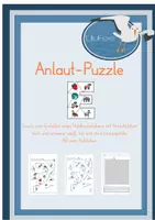 Vorschau - Mal- und Bastelvorlagen - E, Puzzle, Anlaut, Anfangsunterricht, Buchstabe E - Deckblatt