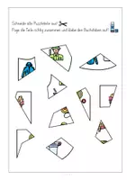 Vorschau - Arbeitsblätter - J, Puzzle, Anlaut, Anfangsunterricht, Buchstabe J - Seite 1