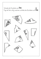 Vorschau - Arbeitsblätter - J, Puzzle, Anlaut, Anfangsunterricht, Buchstabe J - Seite 2
