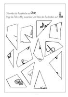 Vorschau - Arbeitsblätter - N, Puzzle, Anlaut, Anfangsunterricht, Buchstabe N - Seite 2