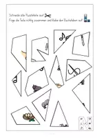 Vorschau - Arbeitsblätter - N, Puzzle, Anlaut, Anfangsunterricht, Buchstabe N - Seite 3