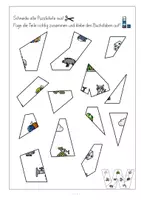 Vorschau - Arbeitsblätter - W, Puzzle, Anlaut, Anfangsunterricht, Buchstabe W - Seite 3