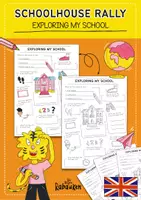 Vorschau - Arbeitsblätter - Schoolhouse Rally - Exploring my school - Englischunterricht - Deckblatt