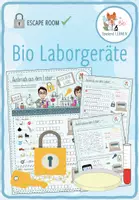 Vorschau - Arbeitsblätter - SPAR-PAKET Bio Laborgeräte – 11x Spiele und Aktivitäten - Seite 1